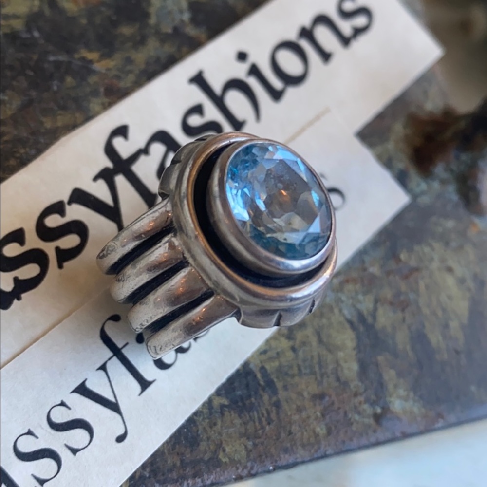 Gorgeous Blue Topaz Ring